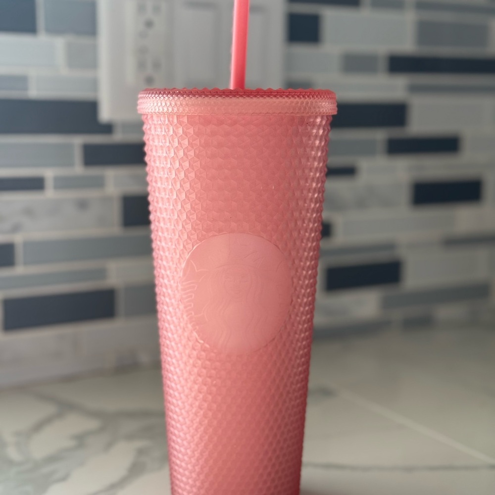 Starbucks Pink Textured Tumbler